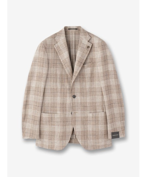 三者混チェックジャケット