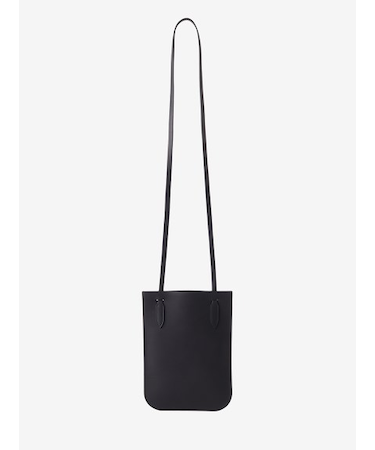 レザーレクタングルショルダーバッグ