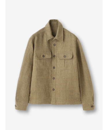 ウールリネン CPOジャケット