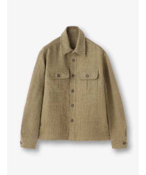 ウールリネン CPOジャケット