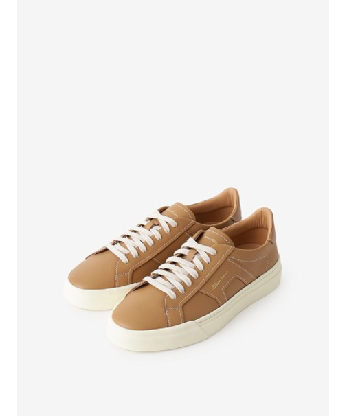 【DBS】レザー ダブルバックルスニーカー