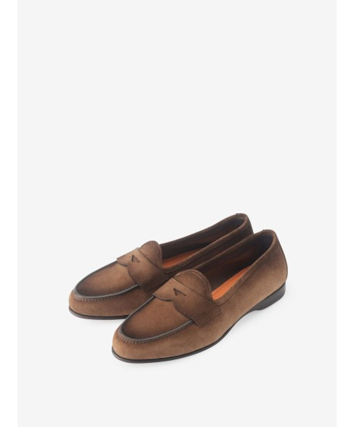 【ANDREA】スエード コインローファー