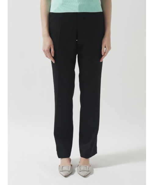 ウールカルゼ ストレートパンツ