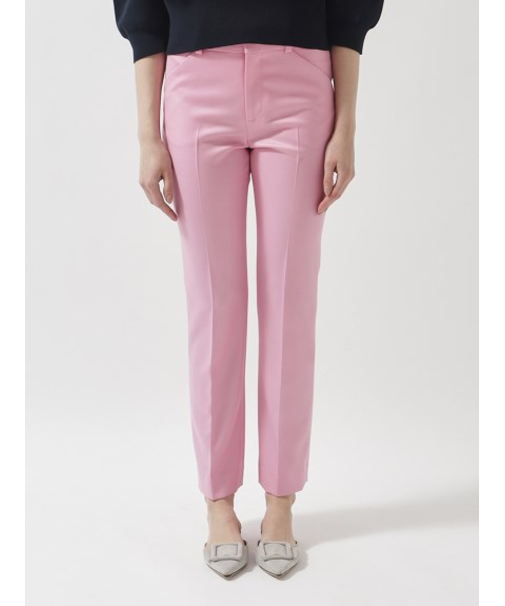 ウールカルゼ ストレートパンツ