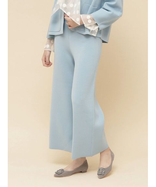 【ミラノリブ】ワイドパンツ