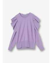 【27ゲージ】ラッフルフリルニット