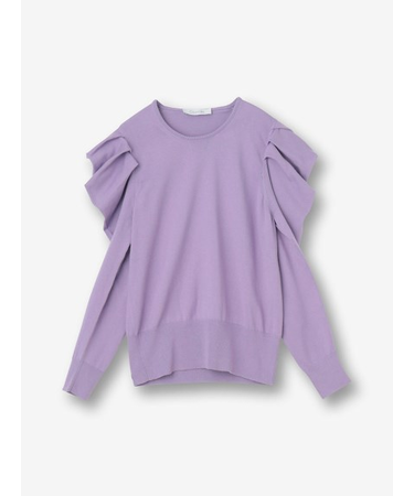 【27ゲージ】ラッフルフリルニット