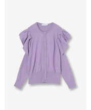 【27ゲージ】ラッフルフリルカーディガン