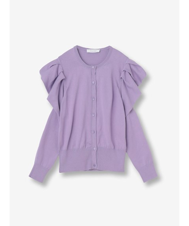 【27ゲージ】ラッフルフリルカーディガン