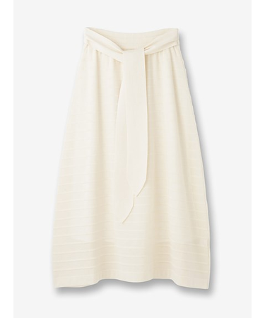 ビッグリボンニットスカート