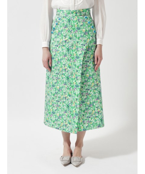 フラワー柄 マリンスカート