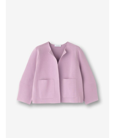 【ミラノリブ】ノーカラージャケット