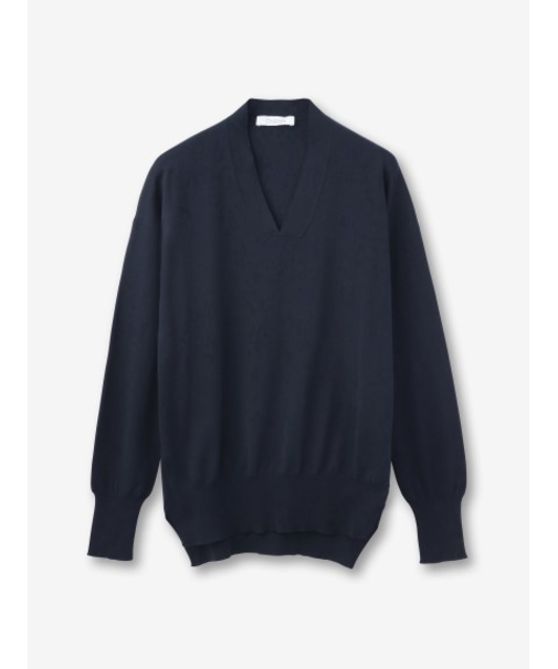 コットン Vネックニット