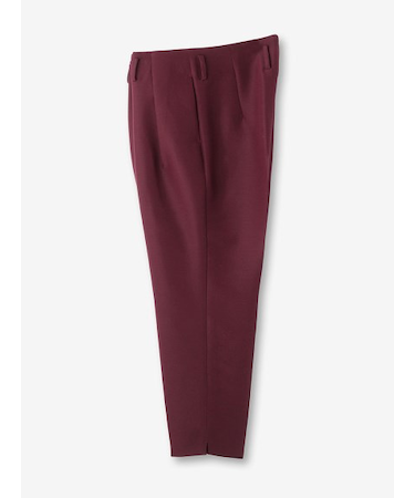 ウールシルク タックパンツ