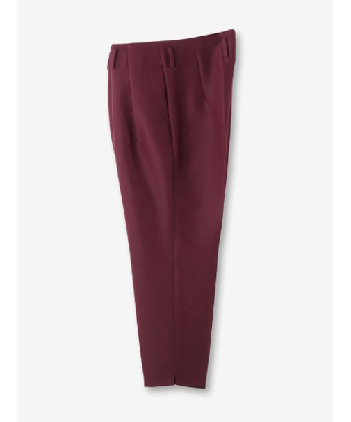 ウールシルク タックパンツ