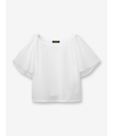 バタフライスリーブブラウス