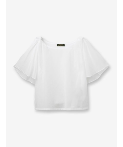 バタフライスリーブブラウス