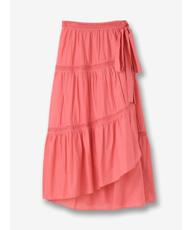 【PRINTS】ティアードラップスカート