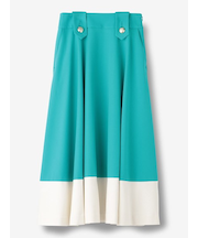 バイカラースカート