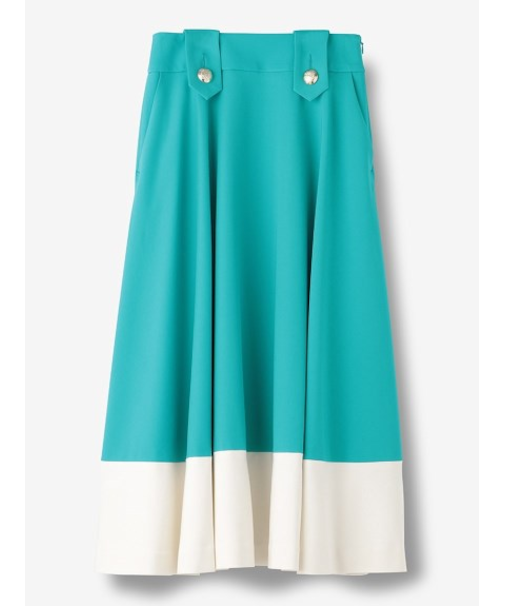 バイカラースカート