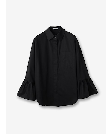 袖フレアシャツ