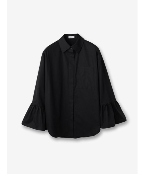 袖フレアシャツ