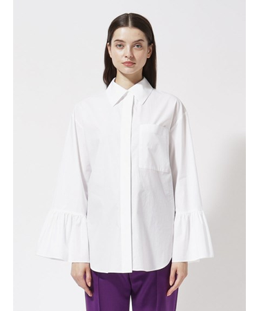 袖フレアシャツ