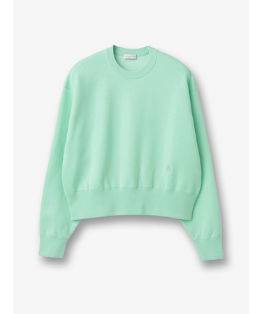 スウェット風 ニットプルオーバー