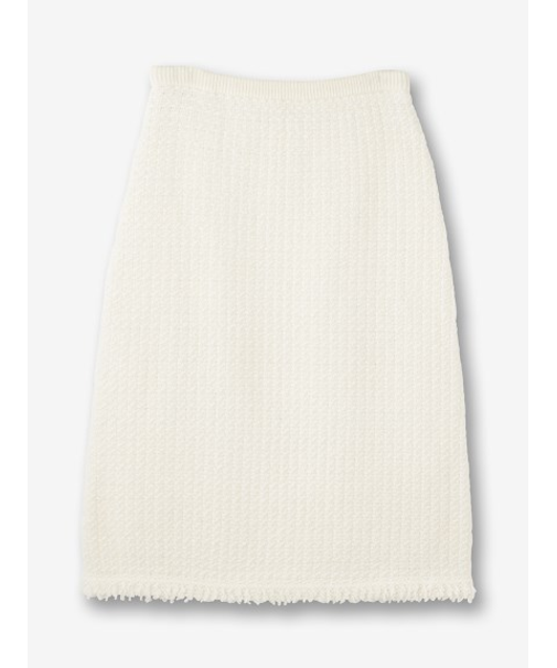 ツイード ニットスカート