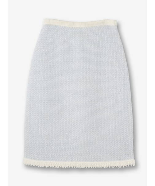 ツイード ニットスカート