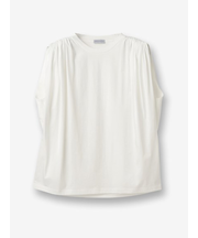 ギャザーノースリーブジャージー