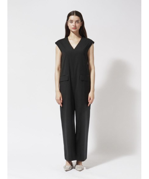 Vネックオールインワン