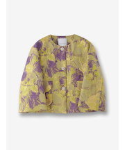 ジャカードノーカラージャケット