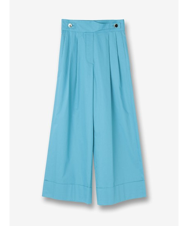 金釦付ワイドパンツ