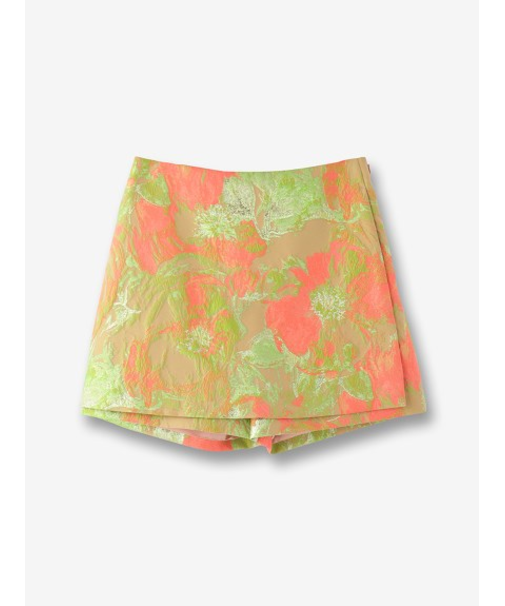 ジャカードキュロットパンツ