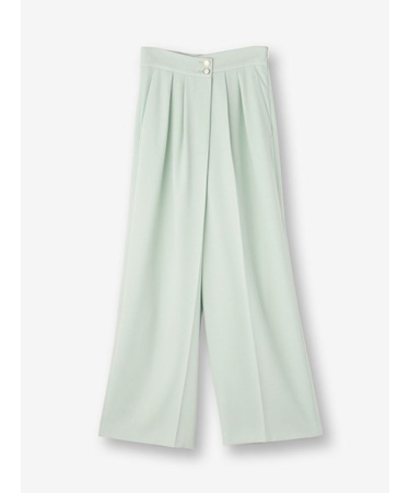 タックワイドパンツ