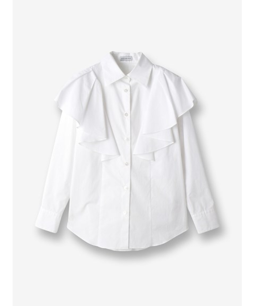 ラッフルショルダー シャツ