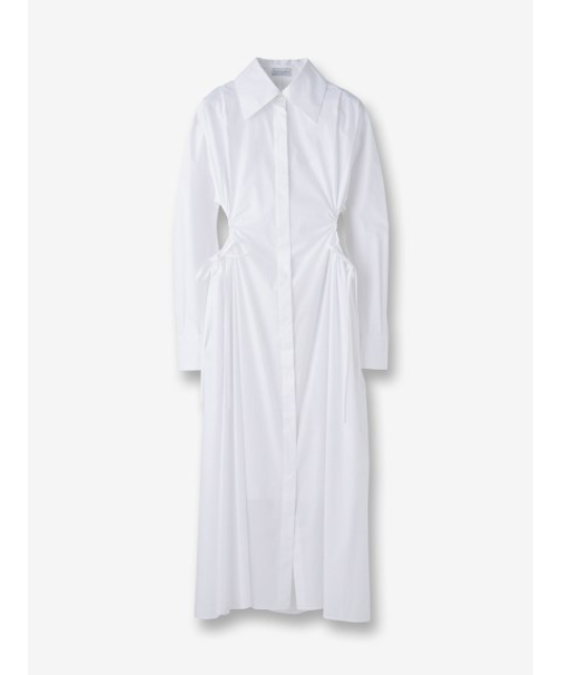 ウエストシャーリング シャツワンピース