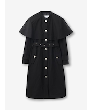 ケープレイヤードロングコート