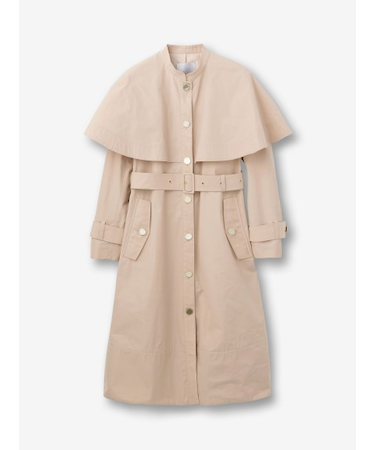 ケープレイヤードロングコート