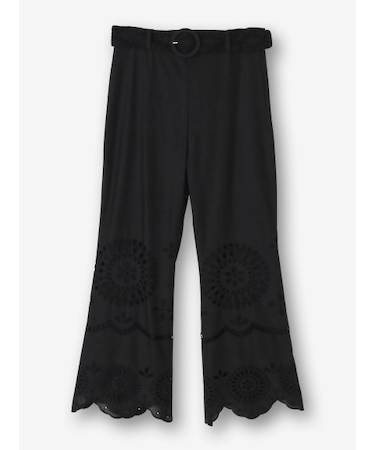 カットワークフレアパンツ