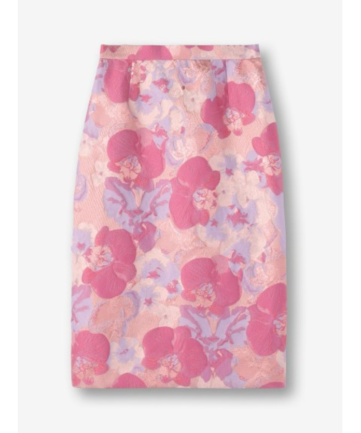 フラワー柄ジャカードスカート