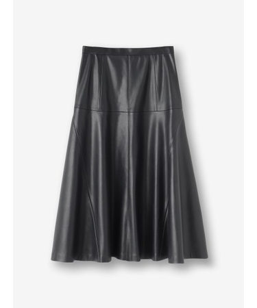 エコレザー フレアスカート