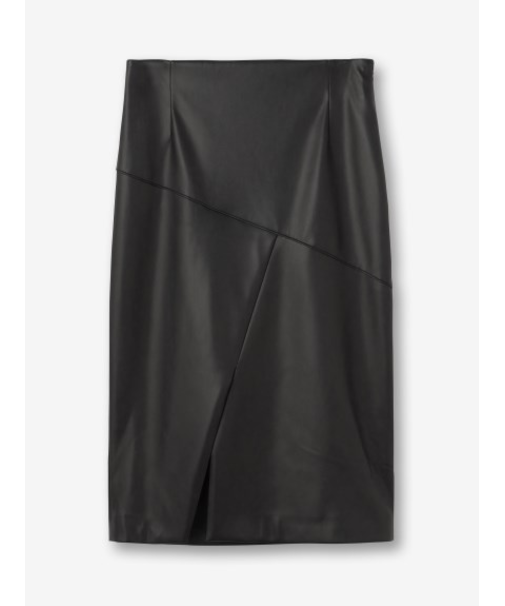 エコレザー スリットタイトスカート