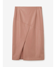 エコレザー スリットタイトスカート