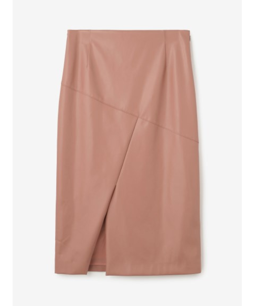 エコレザー スリットタイトスカート