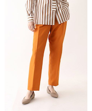 シルクコットン テーパードパンツ