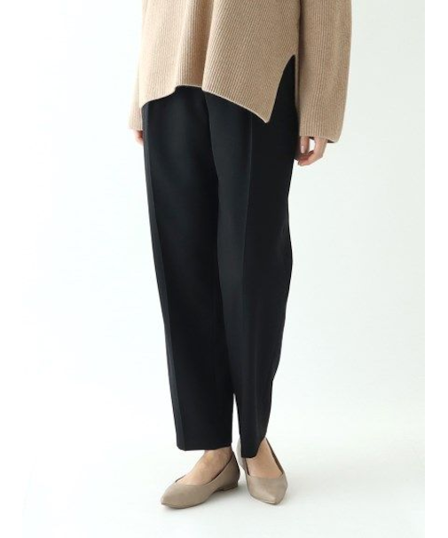 ウール タックテーパードパンツ