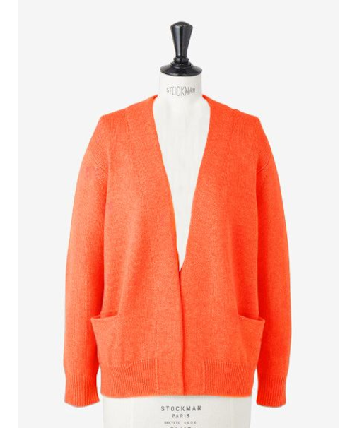 カシミヤ Vネックカーディガン