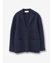 カシミヤ混 スキッパーニット